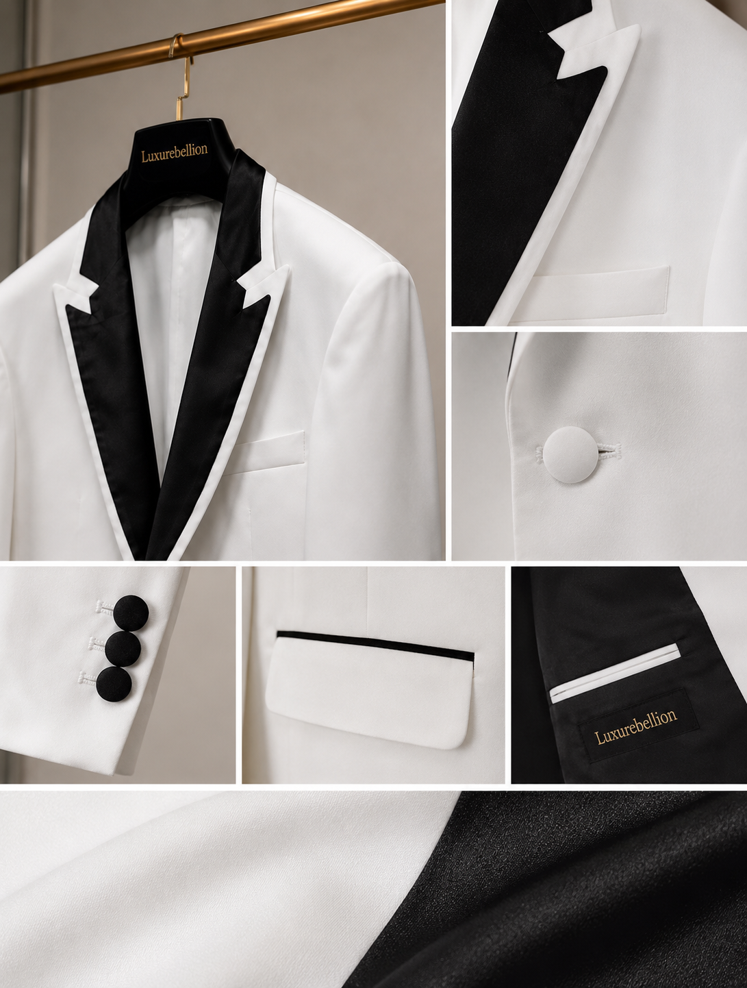 Noir Éclipse Tuxedo Blazer