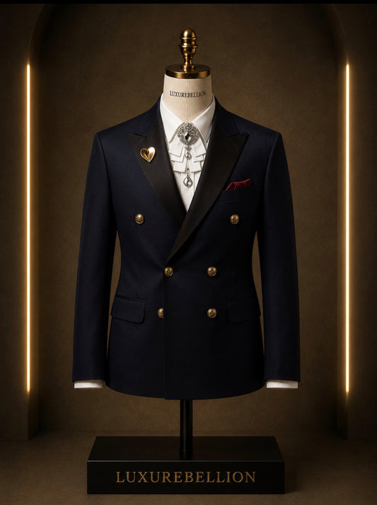 Azure Sovereign Tuxedo Jacket