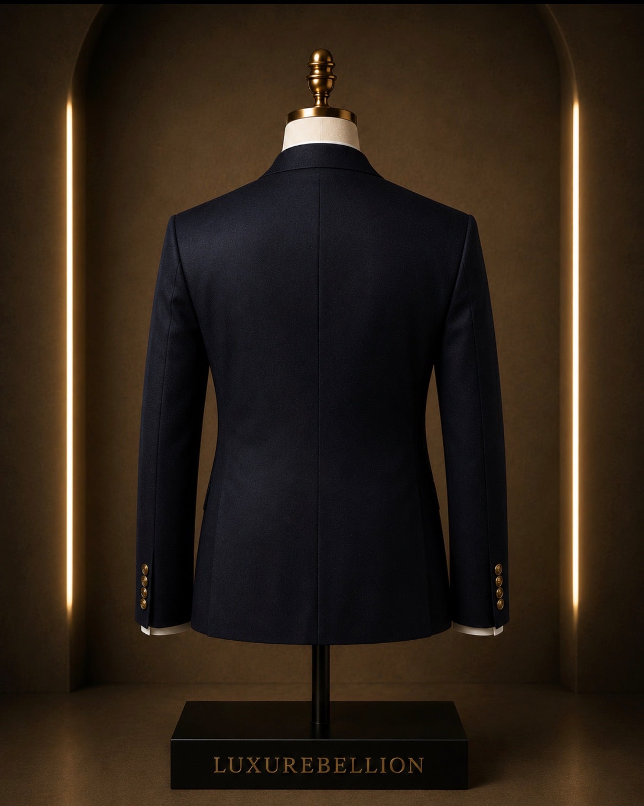 Azure Sovereign Tuxedo Jacket