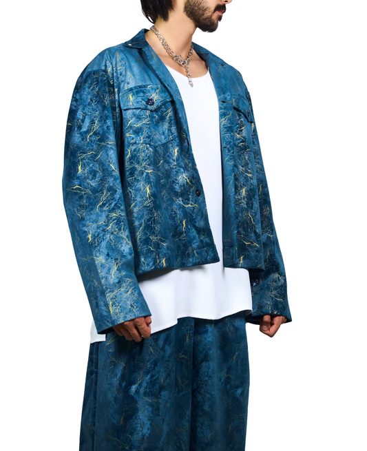 Azure Dynasty Noir Jacket
