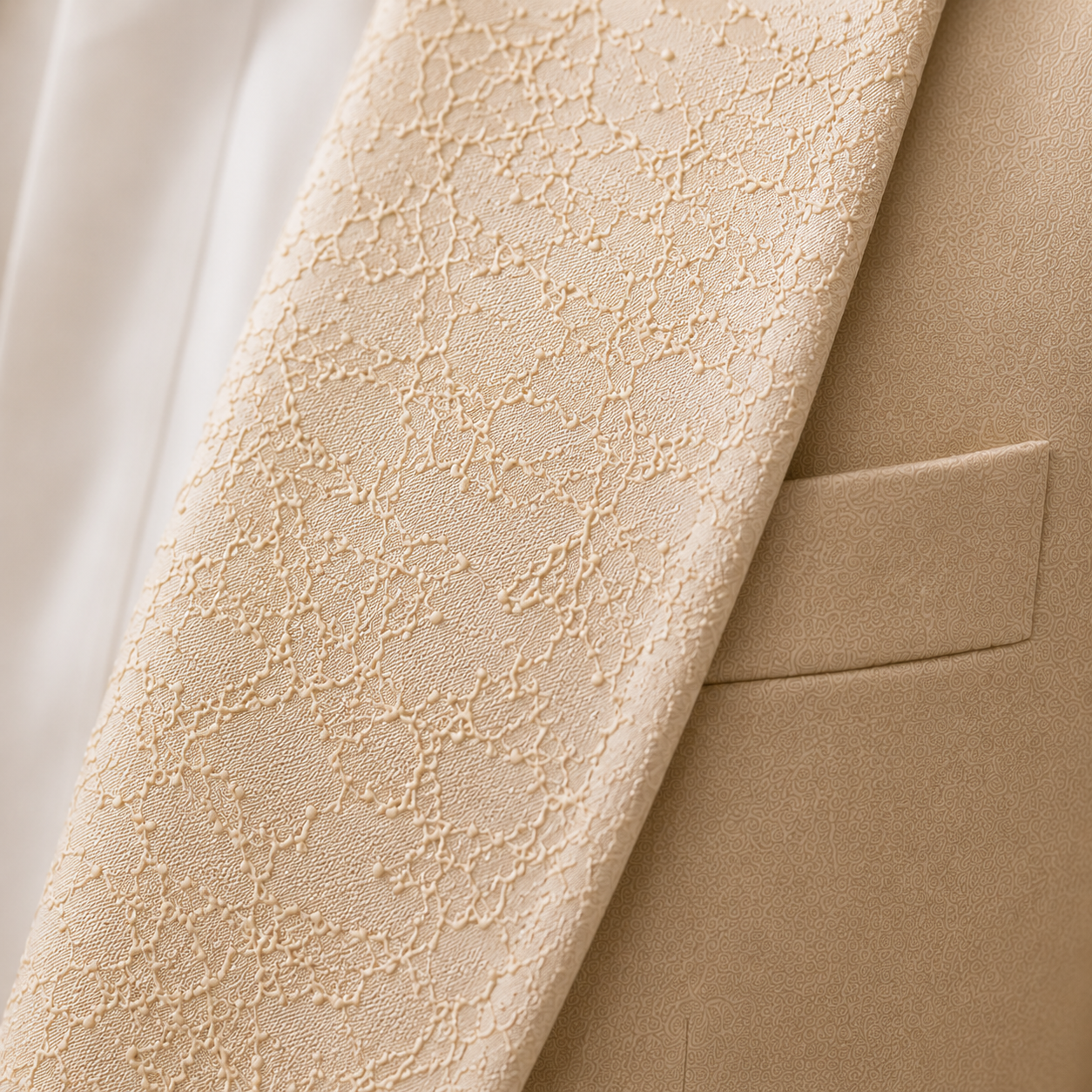 Avorio Tuxedo Blazer