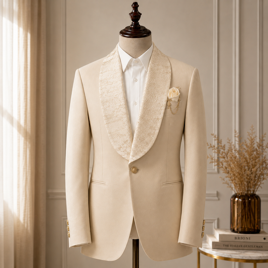 Avorio Tuxedo Blazer