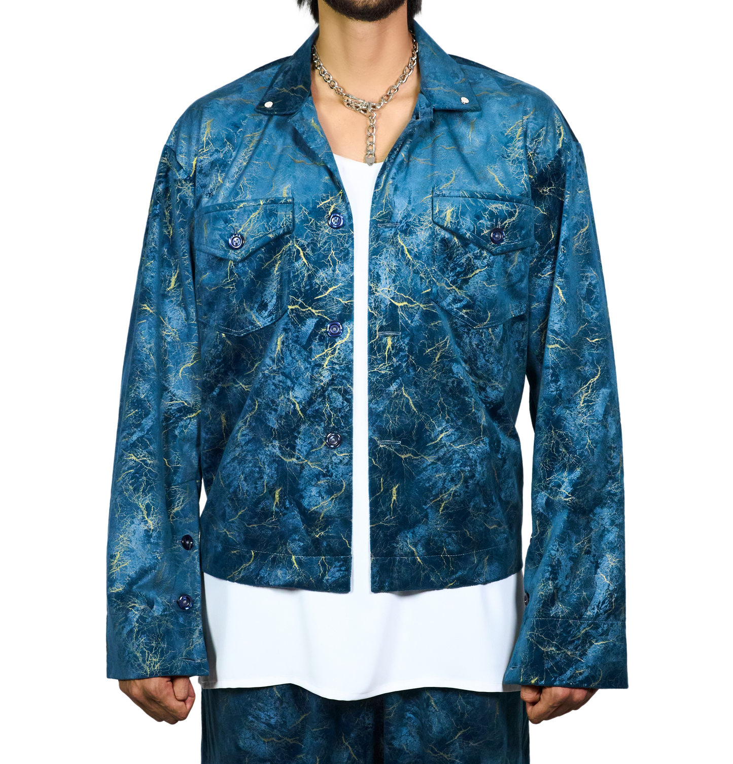 Azure Dynasty Noir Jacket