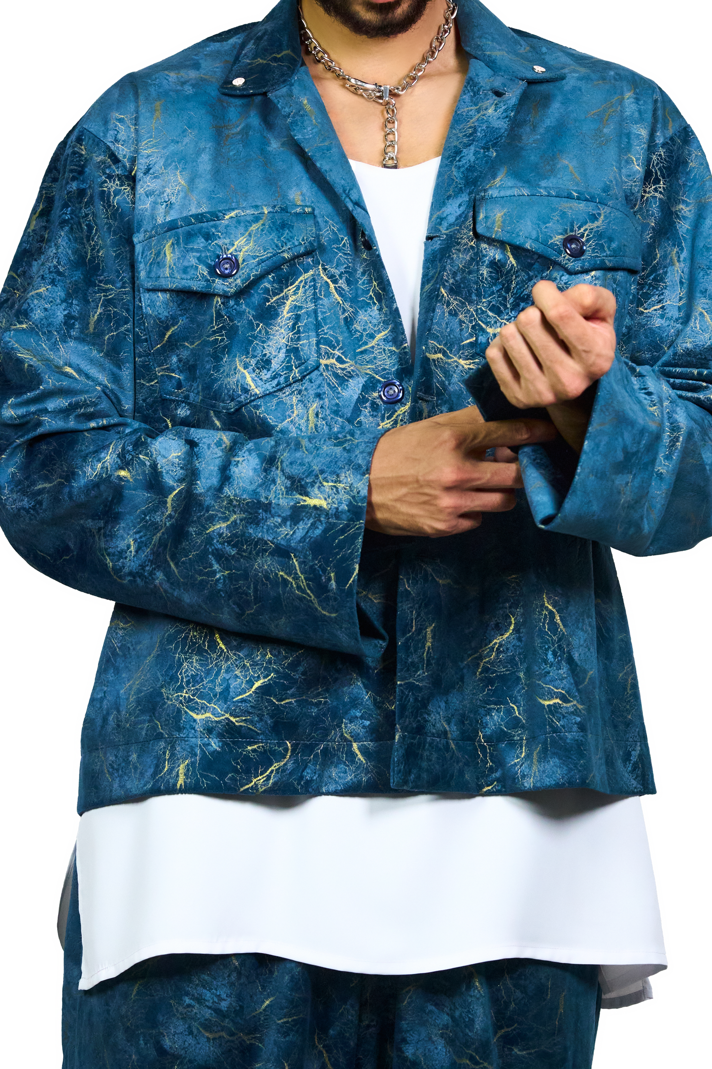 Azure Dynasty Noir Jacket