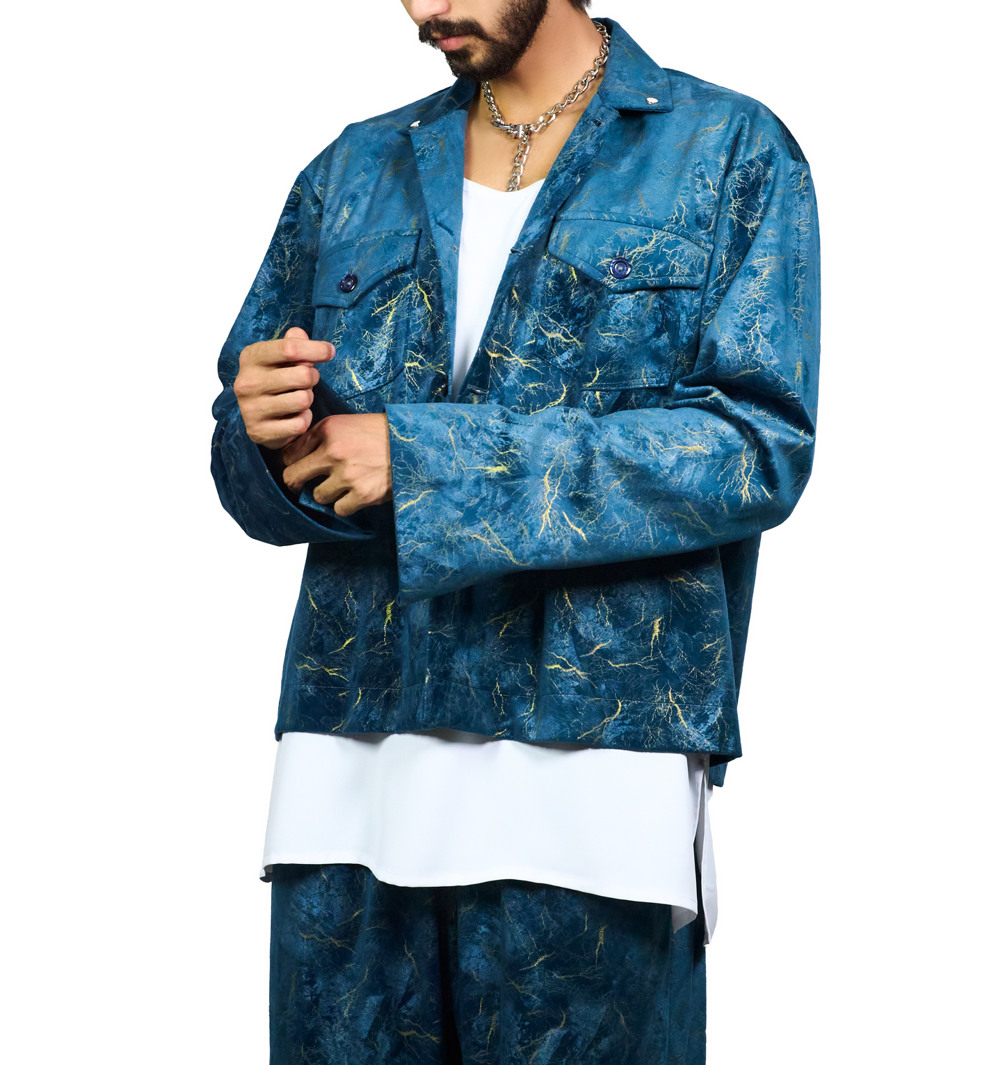 Azure Dynasty Noir Jacket