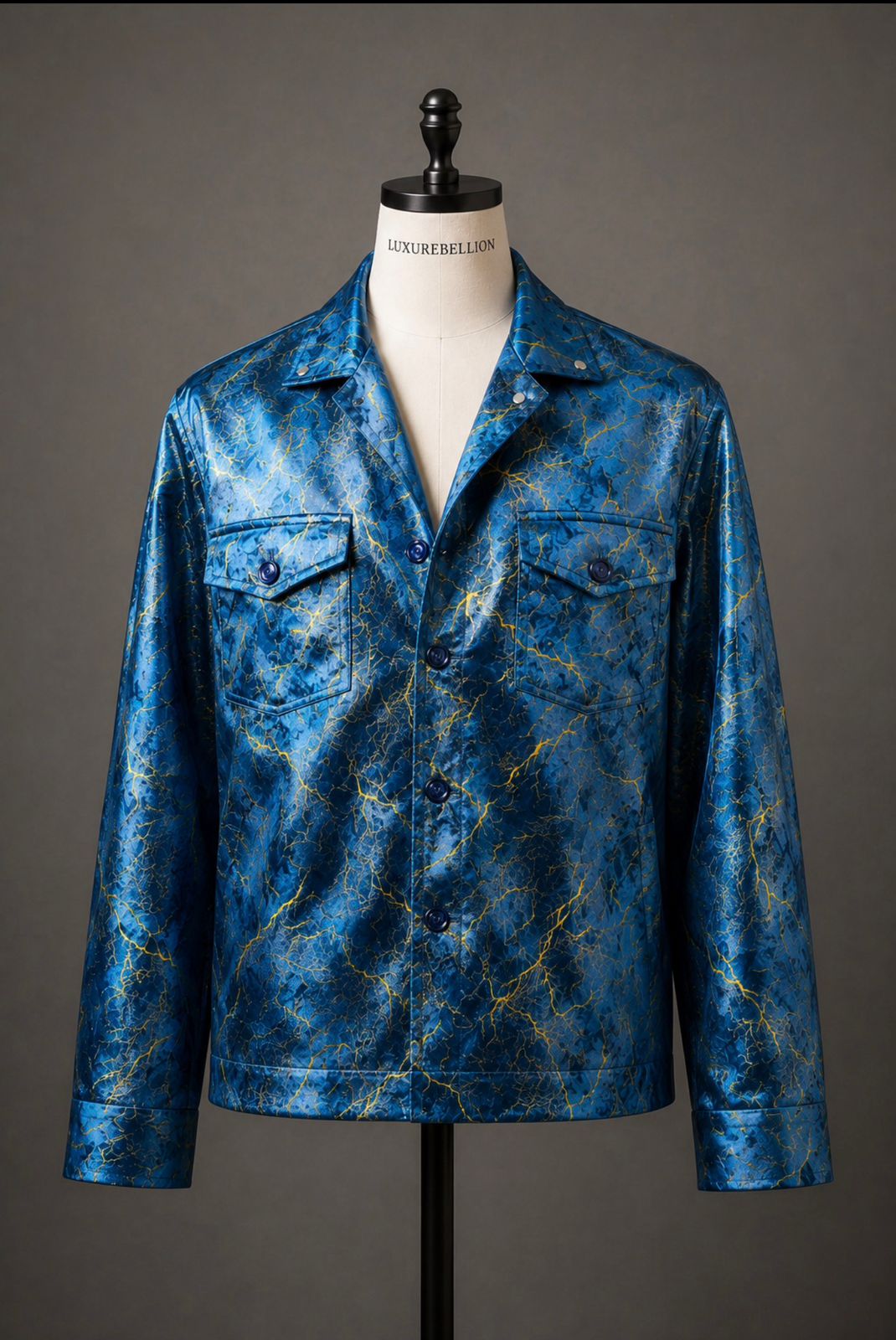 Azure Dynasty Noir Jacket